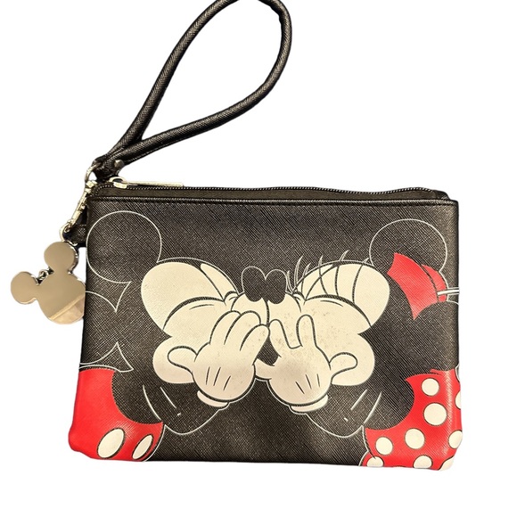 Disney Handbags - EUC-DISNEY MICKEY AND MINNIE WRISTLET